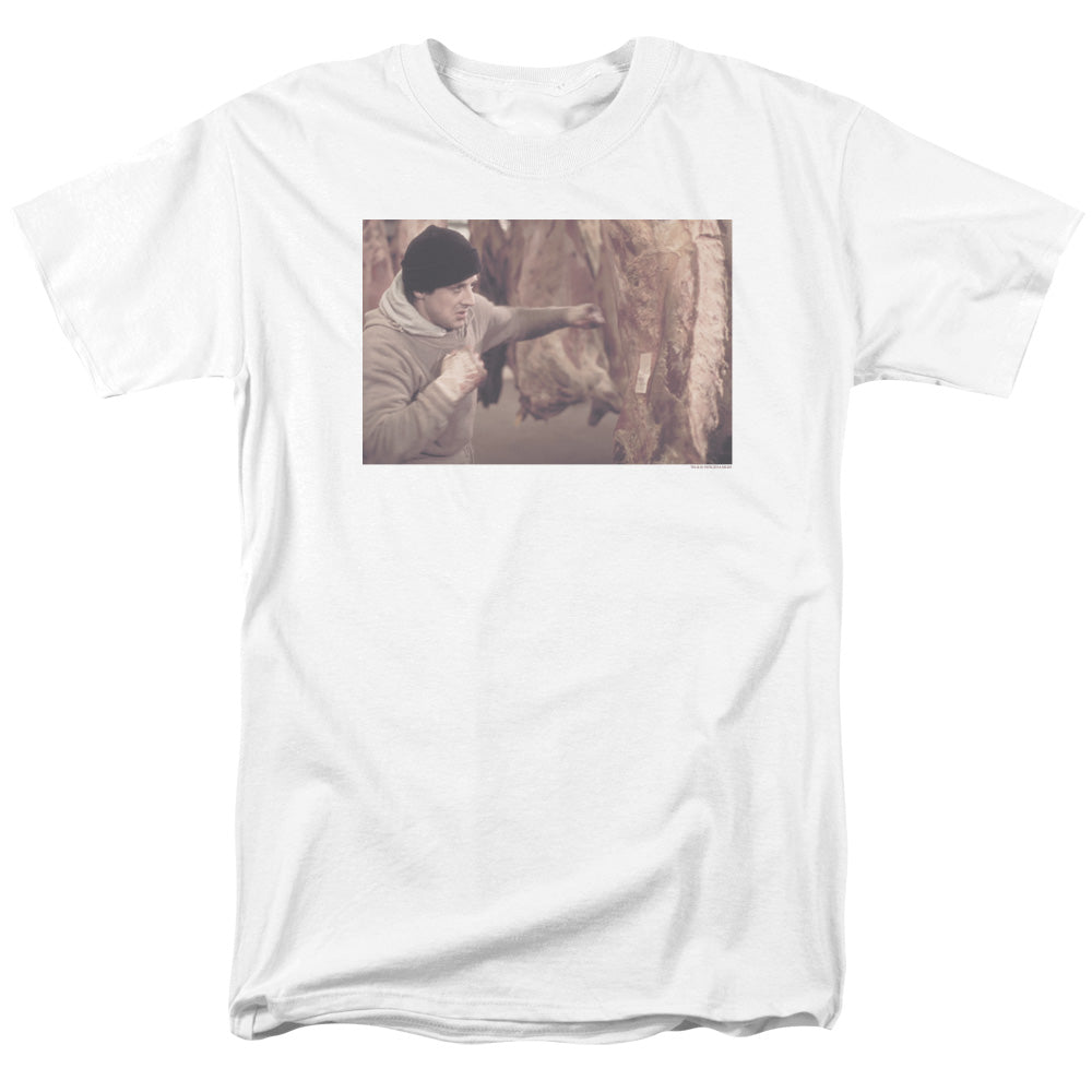 Rocky Meat Locker Mens T Shirt White Officially Licensed