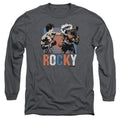 Rocky Rocky Pow Mens Long Sleeve Shirt Charcoal Officially Licensed Officially Licensed