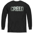 Creed Logo Long Sleeve Kids Youth T Shirt Black Officially Licensed