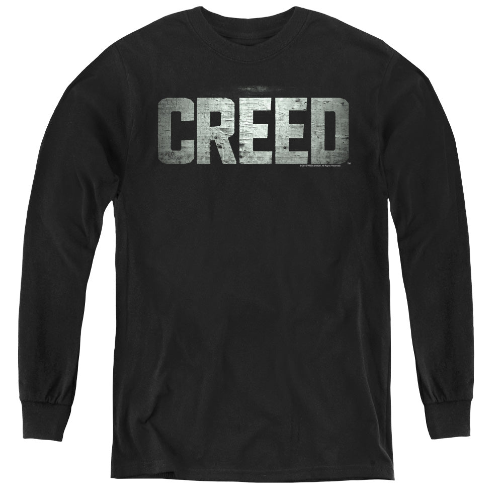 Creed Logo Long Sleeve Kids Youth T Shirt Black Officially Licensed