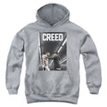 Creed Poster Kids Youth Hoodie Athletic Heather Officially Licensed
