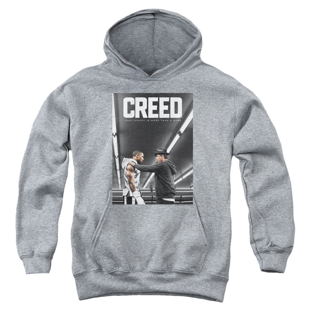 Creed Poster Kids Youth Hoodie Athletic Heather Officially Licensed