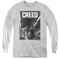 Creed Poster Long Sleeve Kids Youth T Shirt Athletic Heather Officially Licensed