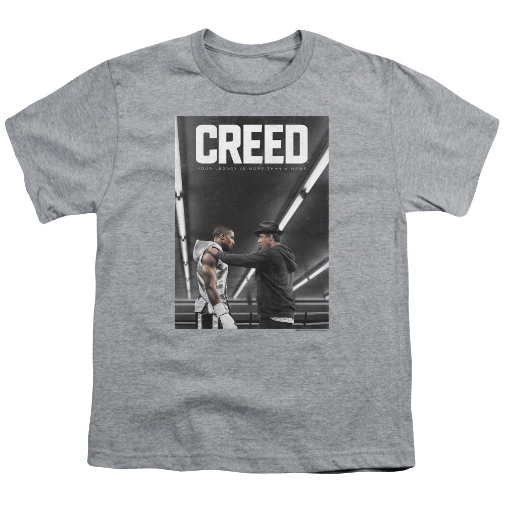 Creed Poster Kids Youth T Shirt Athletic Heather Officially Licensed