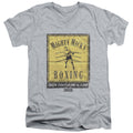 Creed Micks Poster Mens Slim Fit V-Neck T Shirt Athletic Heather Officially Licensed