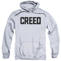 Creed Cracked Logo Mens Hoodie Athletic Heather Officially Licensed