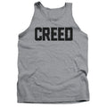 Creed Cracked Logo Mens Tank Top Shirt Athletic Heather Officially Licensed