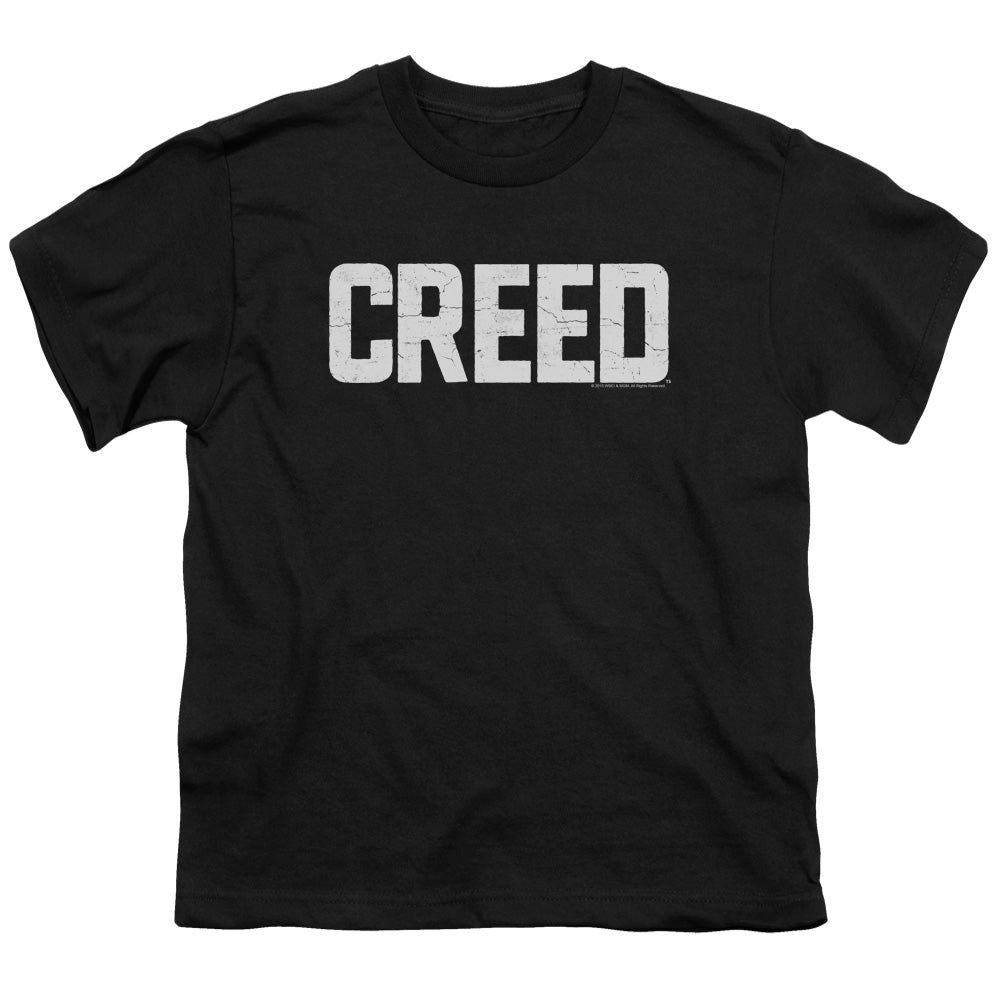 Creed Cracked Logo Kids Youth T Shirt Black Officially Licensed