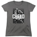 Creed Final Round Womens T Shirt Charcoal Officially Licensed