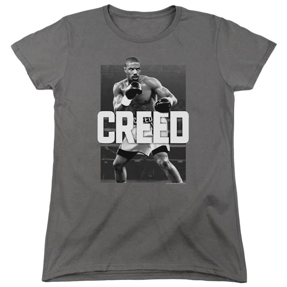 Creed Final Round Womens T Shirt Charcoal Officially Licensed