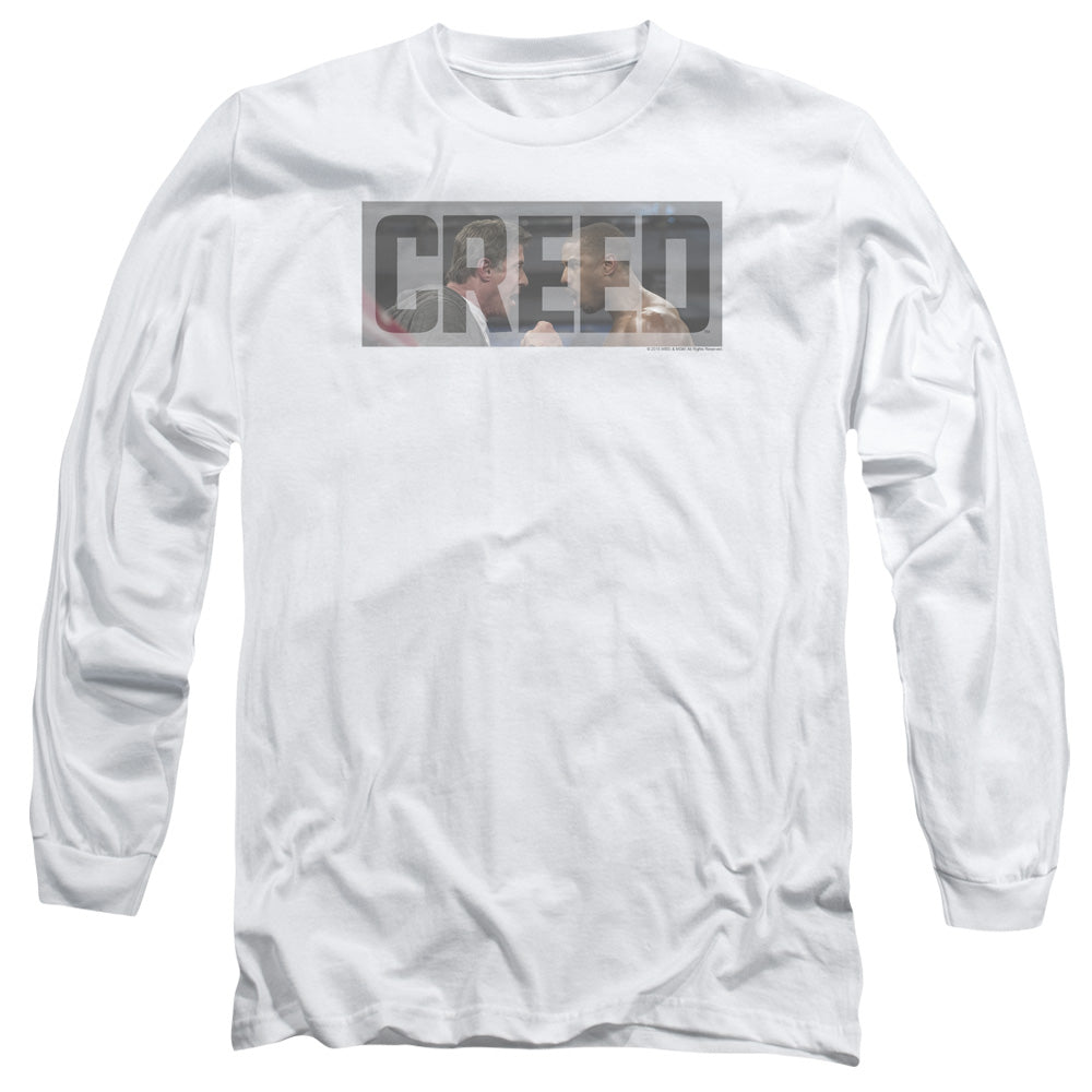 Creed Pep Talk Mens Long Sleeve Shirt White Officially Licensed Officially Licensed