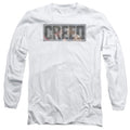 Creed Pep Talk Mens Long Sleeve Shirt White Officially Licensed Officially Licensed