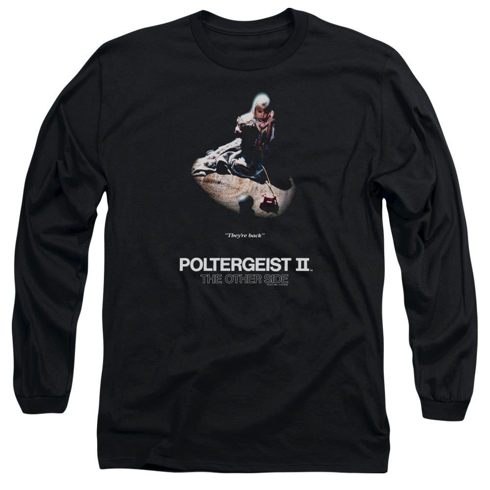 Poltergeist Ii Poster Mens Long Sleeve Shirt Black Officially Licensed