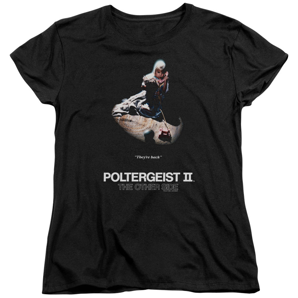 Poltergeist II The Other Side Poster Womens T Shirt Black Officially Licensed