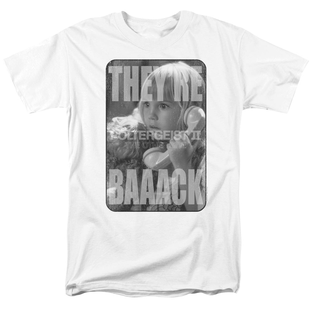 Poltergeist Ii Logo Mens T Shirt White Officially Licensed