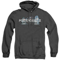 Poltergeist II The Other Side Logo Heather Mens Hoodie Black Officially Licensed