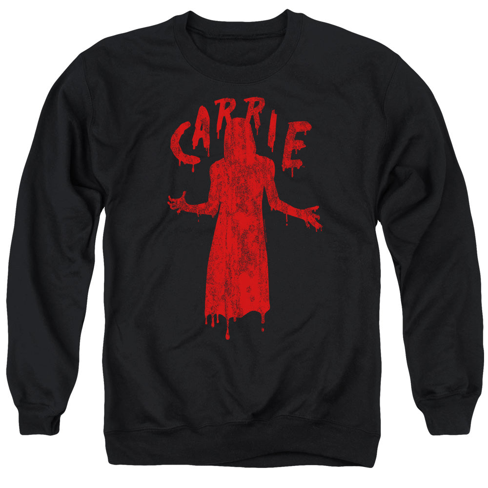 Carrie Silhouette Mens Crewneck Sweatshirt Black Officially Licensed