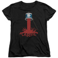 Carrie Bucket Of Blood Womens T Shirt Black Officially Licensed