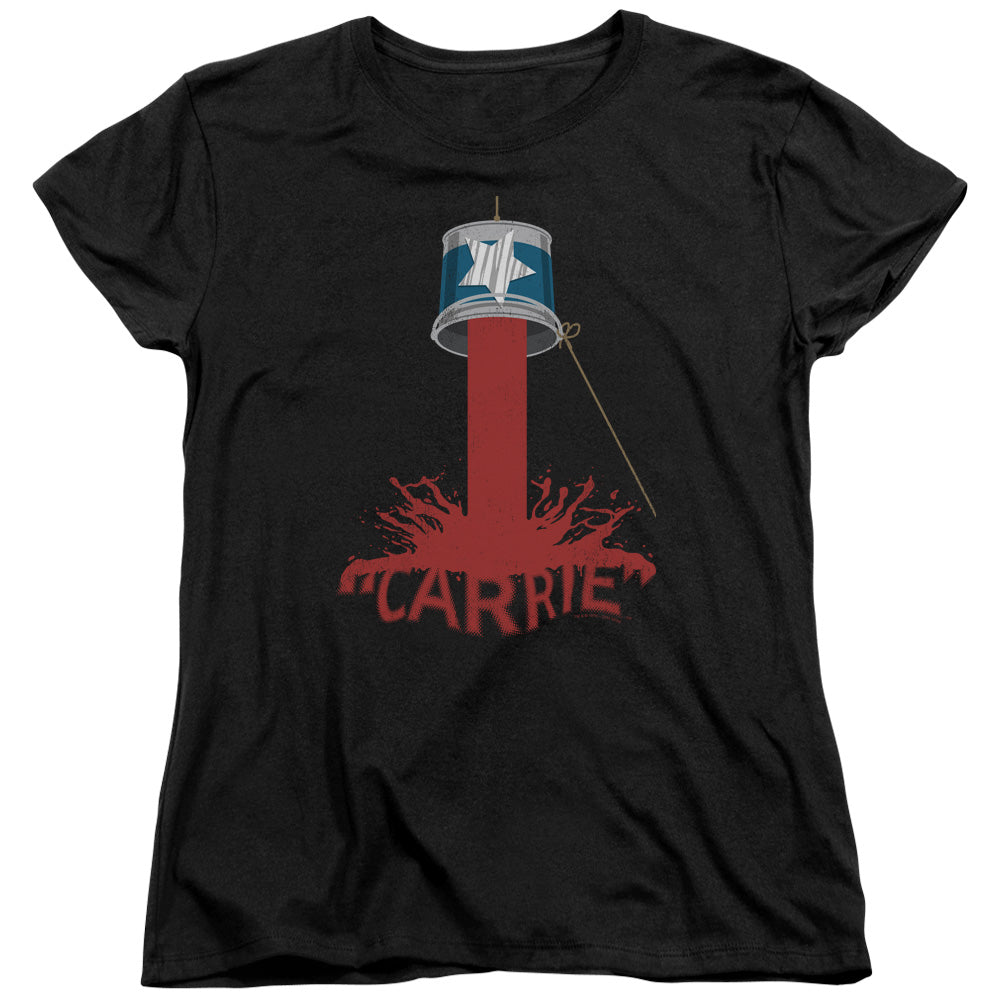 Carrie Bucket Of Blood Womens T Shirt Black Officially Licensed