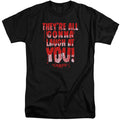 Carrie Laugh At You Mens Tall T Shirt Black Officially Licensed