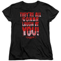Carrie Laugh At You Womens T Shirt Black Officially Licensed