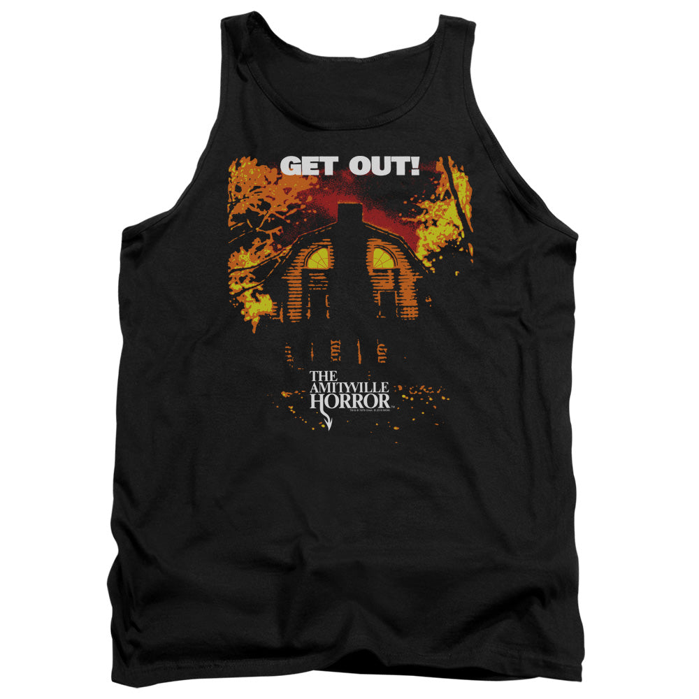 Amityville Horror Get Out Mens Tank Top Shirt Black Officially Licensed