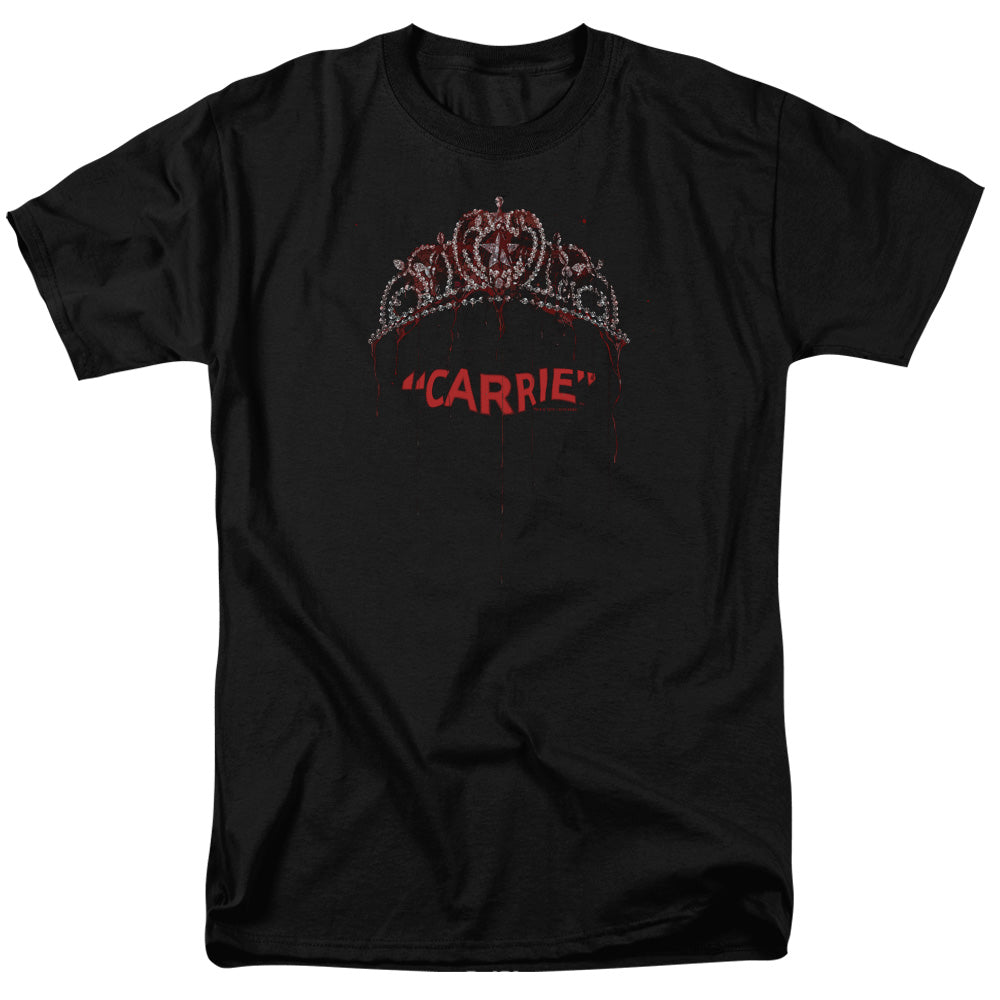 Carrie Prom Queen Mens T Shirt Black Officially Licensed