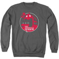 Amityville Horror Red House Mens Crewneck Sweatshirt Charcoal Officially Licensed