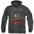Amityville Horror Cold Blood Heather Mens Hoodie Black Officially Licensed