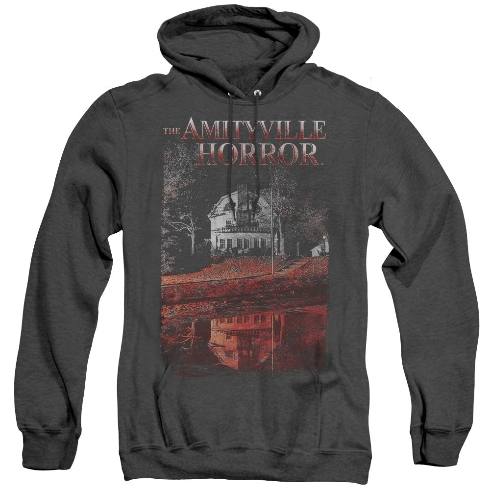 Amityville Horror Cold Blood Heather Mens Hoodie Black Officially Licensed