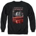 Amityville Horror Cold Blood Mens Crewneck Sweatshirt Black Officially Licensed