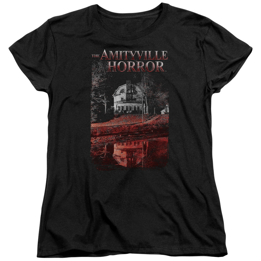 Amityville Horror Cold Blood Womens T Shirt Black Officially Licensed