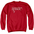 Amityville Horror Flies Mens Crewneck Sweatshirt Red Officially Licensed