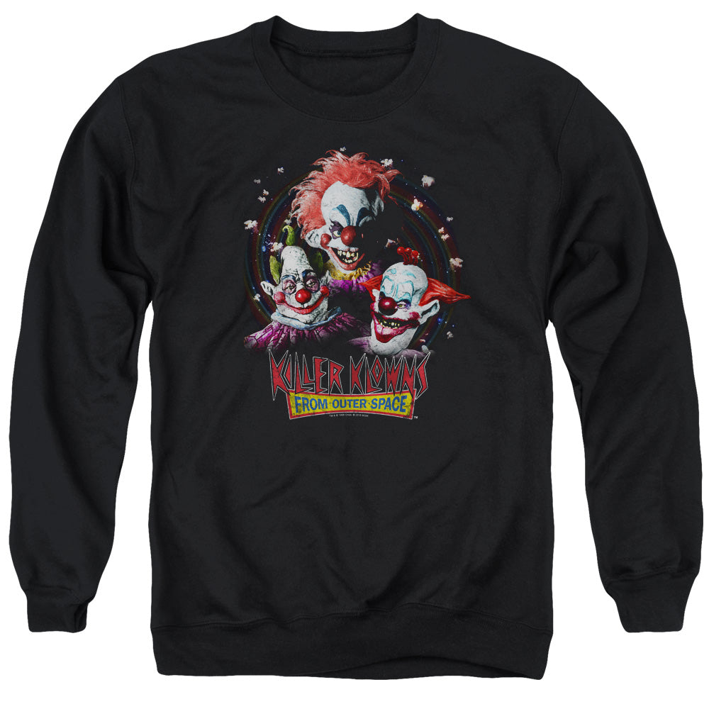 Killer Klowns From Outer Space Killer Klowns Mens Crewneck Sweatshirt Black Officially Licensed