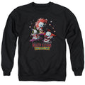 Killer Klowns From Outer Space Killer Klowns Mens Crewneck Sweatshirt Black Officially Licensed
