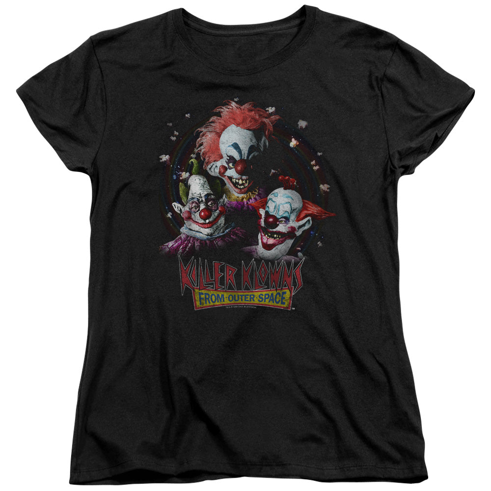 Killer Klowns From Outer Space Killer Klowns Womens T Shirt Black Officially Licensed