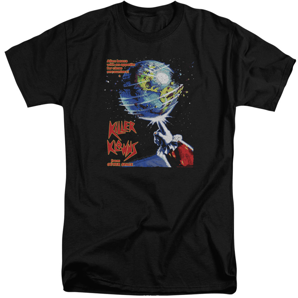 Killer Klowns From Outer Space Invaders Mens Tall T Shirt Black Officially Licensed