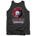 Killer Klowns From Outer Space Rough Clown Mens Tank Top Shirt Charcoal Officially Licensed