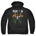 Platoon Graphic Mens Hoodie Black Officially Licensed