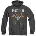 Platoon Graphic Heather Mens Hoodie Black Officially Licensed