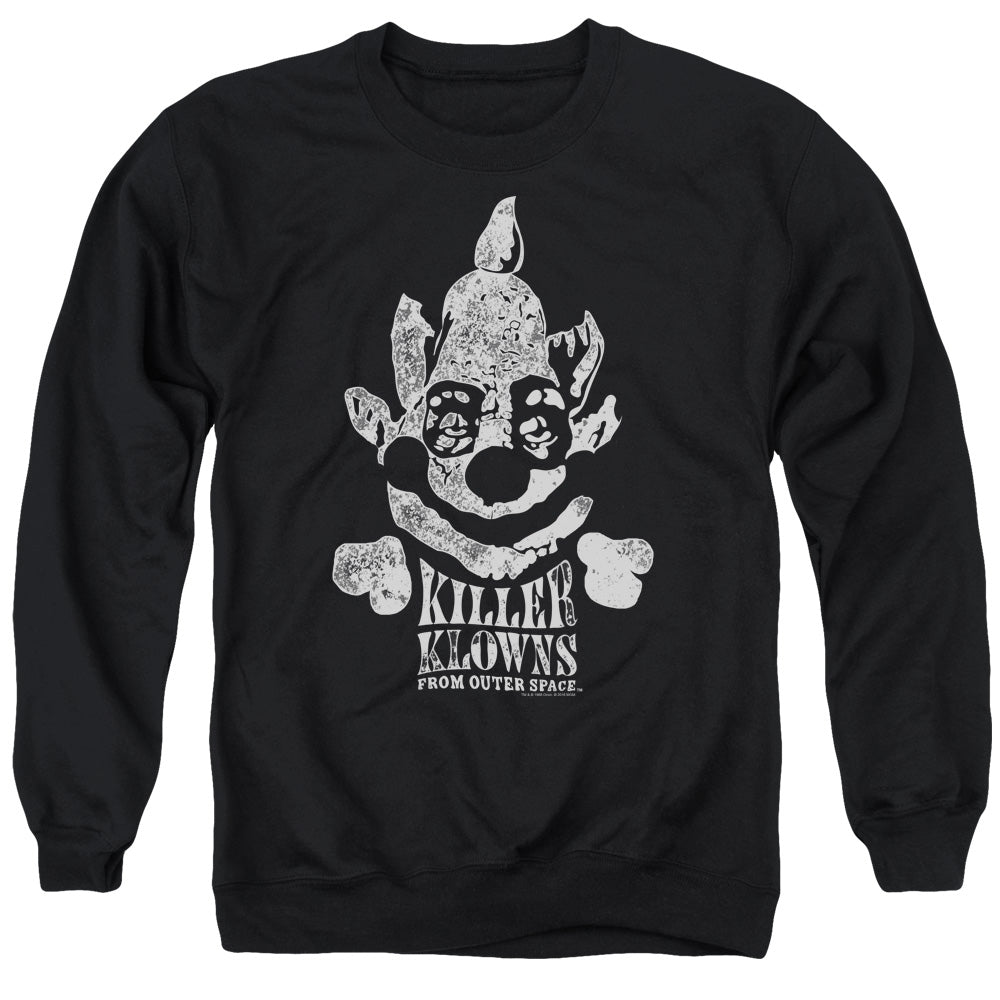 Killer Klowns From Outer Space Kreepy Mens Crewneck Sweatshirt Black Officially Licensed