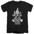 Killer Klowns From Outer Space Kreepy Mens Slim Fit V-Neck T Shirt Black Officially Licensed