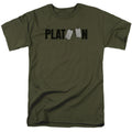 Platoon Logo Mens T Shirt Military Green Officially Licensed