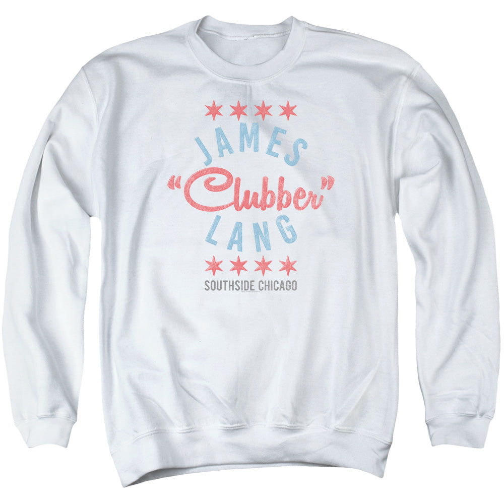 Rocky Iii Clubber Mens Crewneck Sweatshirt White Officially Licensed