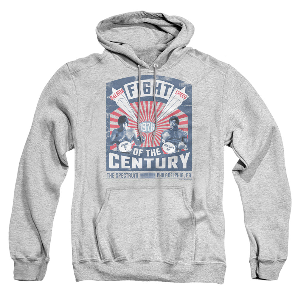 Rocky Balboa Creed Fight Poster Mens Hoodie Athletic Heather Officially Licensed