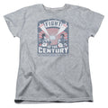 Rocky Balboa Creed Fight Poster Womens T Shirt Athletic Heather Officially Licensed