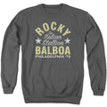 Rocky Rocky Philly Mens Crewneck Sweatshirt Charcoal Officially Licensed