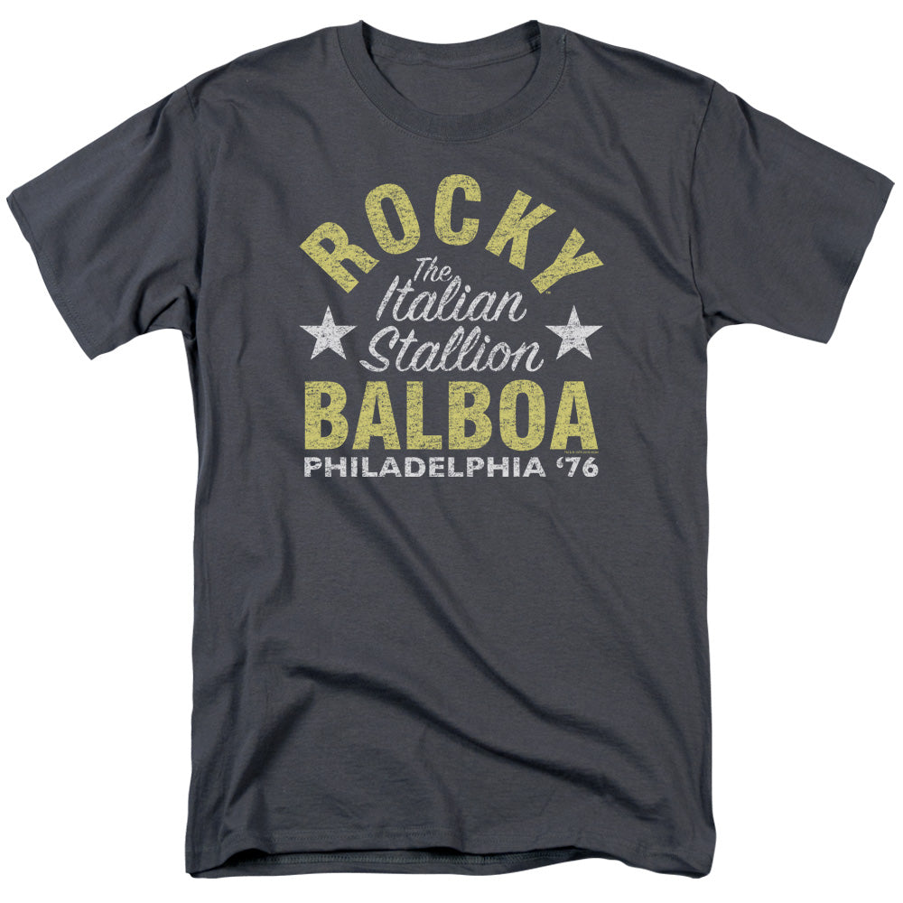 Rocky Rocky Philly Mens T Shirt Charcoal Officially Licensed