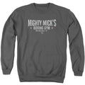 Rocky Mighty Micks Boxing Gym Mens Crewneck Sweatshirt Charcoal Officially Licensed
