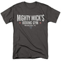 Rocky Mighty Micks Boxing Gym Mens T Shirt Charcoal Officially Licensed